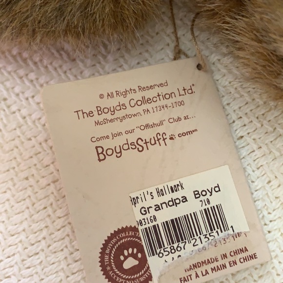 Boyd’s collection Bear “ You put the Grand in Grandpa . Small size 7x5 inches . - Picture 5 of 5